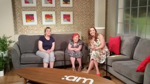 Heidi on Ireland AM couch