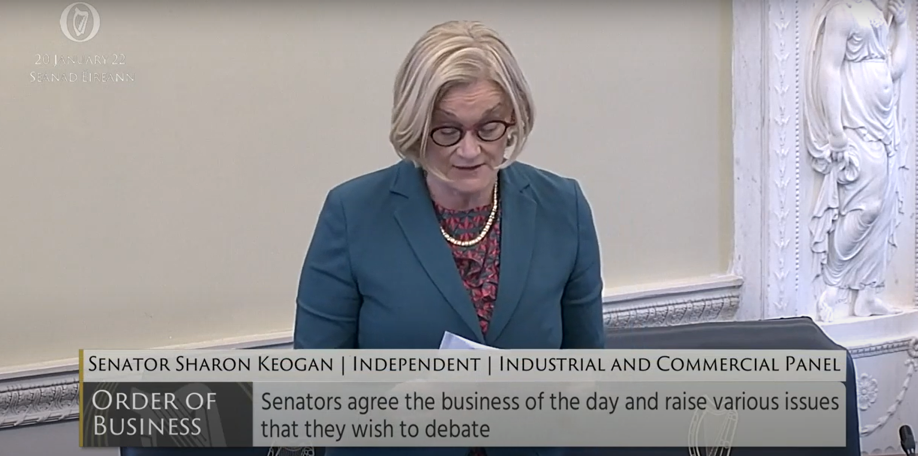 21.1.2022 – Senator Keogan accuses HSE of ignoring damning revelations about its MyOptions hotline