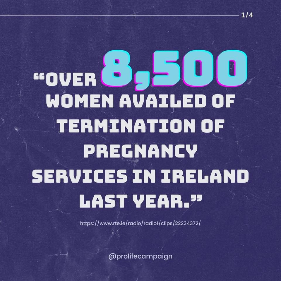 4.04.2023 – Pro Life Campaign reacts to today’s announcement by Minister Donnelly of 8,500 abortions in 2022