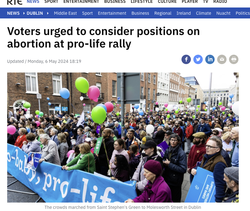 National Women’s Council’s frantic post on X after March for Life