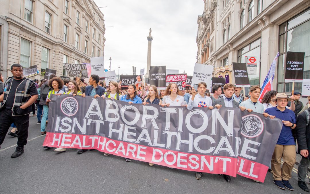 Big increase in numbers at March for Life in London