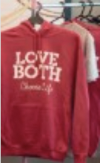 Love Both Hoodies Pink Pro Life Campaign 