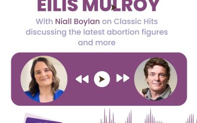 17.07.25: Eilís Mulroy speaking to Niall Boylan on Classic Hits Radio to discuss the rise in abortions in Ireland